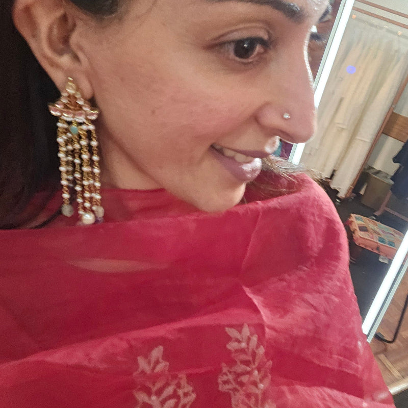 Ruby Red Faarshi Shalwaar