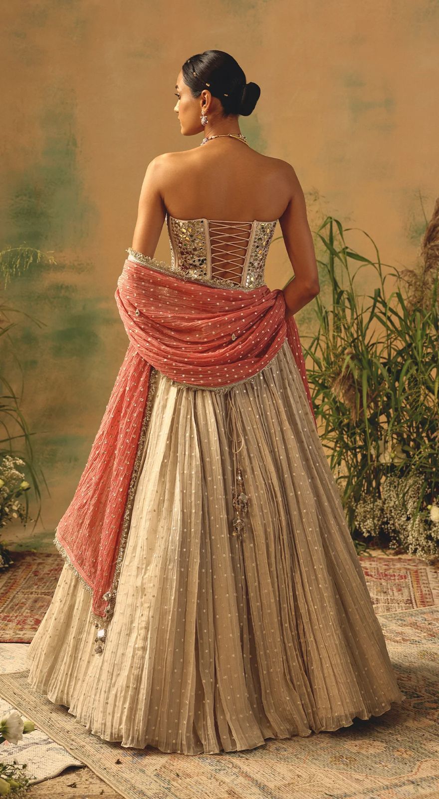 Sequin Corset Lehenga