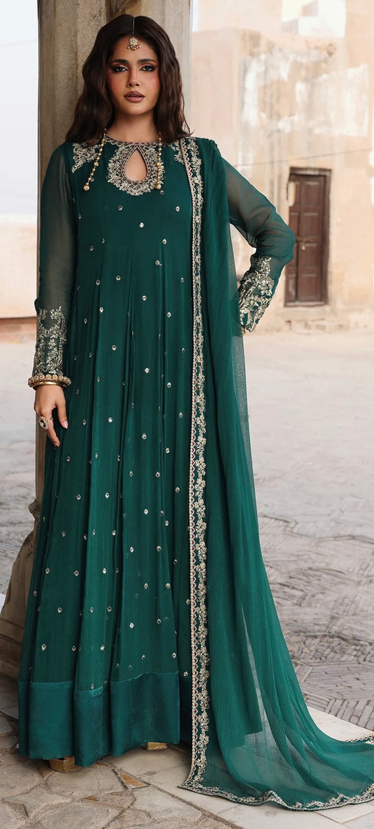 Bottle Green Anaarkali