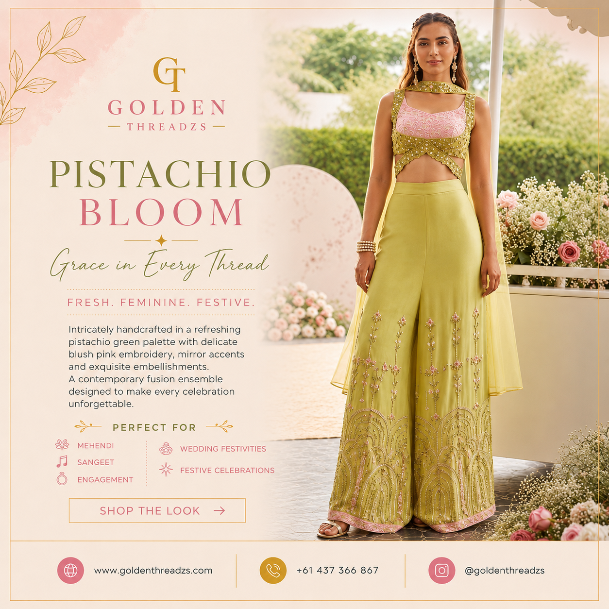 Pistachio Bloom