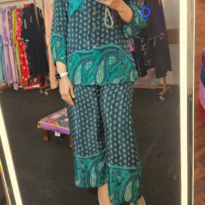 Elegant Muslin Co-Ord Set