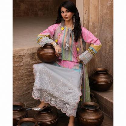 Candy Bloom Embroidered Lawn