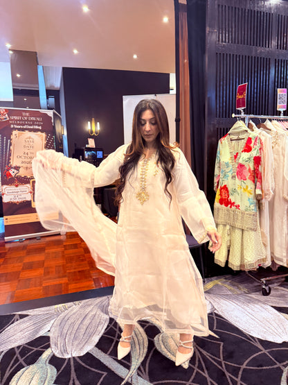 Off White Three Piece Suit