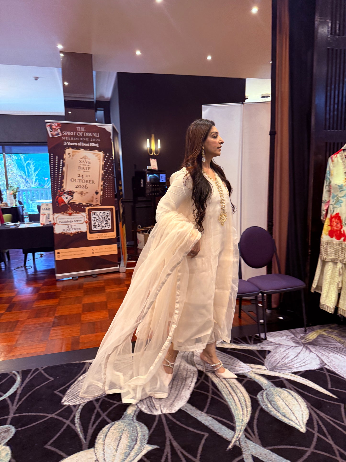 Off White Three Piece Suit