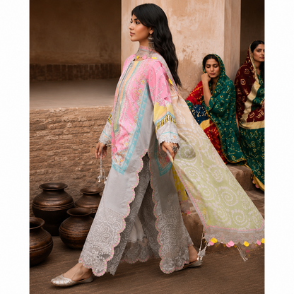 Candy Bloom Embroidered Lawn