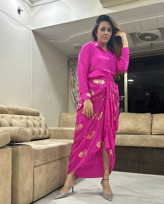 Masaba Inspired Dhoti Skirt Set