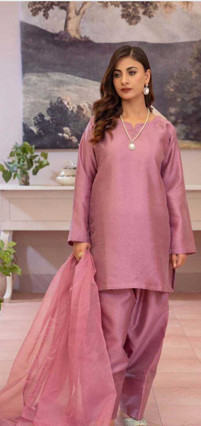Tafetta Silk Farshi Shalwar set