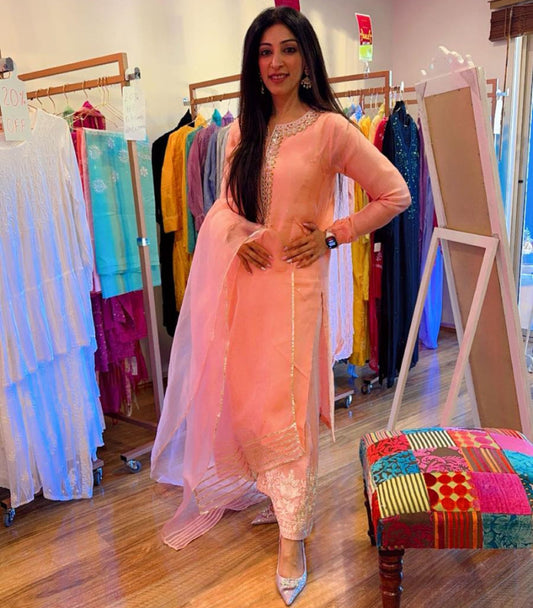 Blush Pink Kurta Set