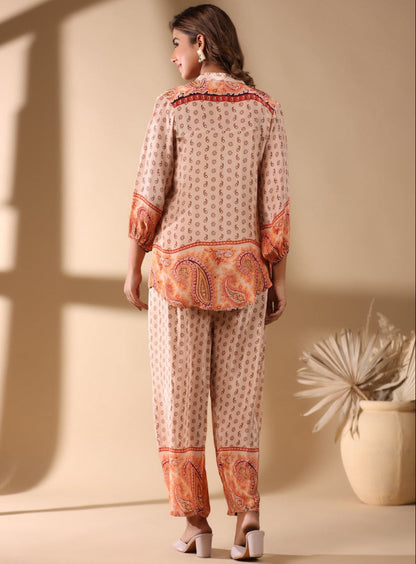 Elegant Muslin Co-Ord Set