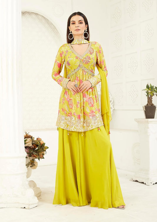 Flouroscent Yellow-Green Sharara