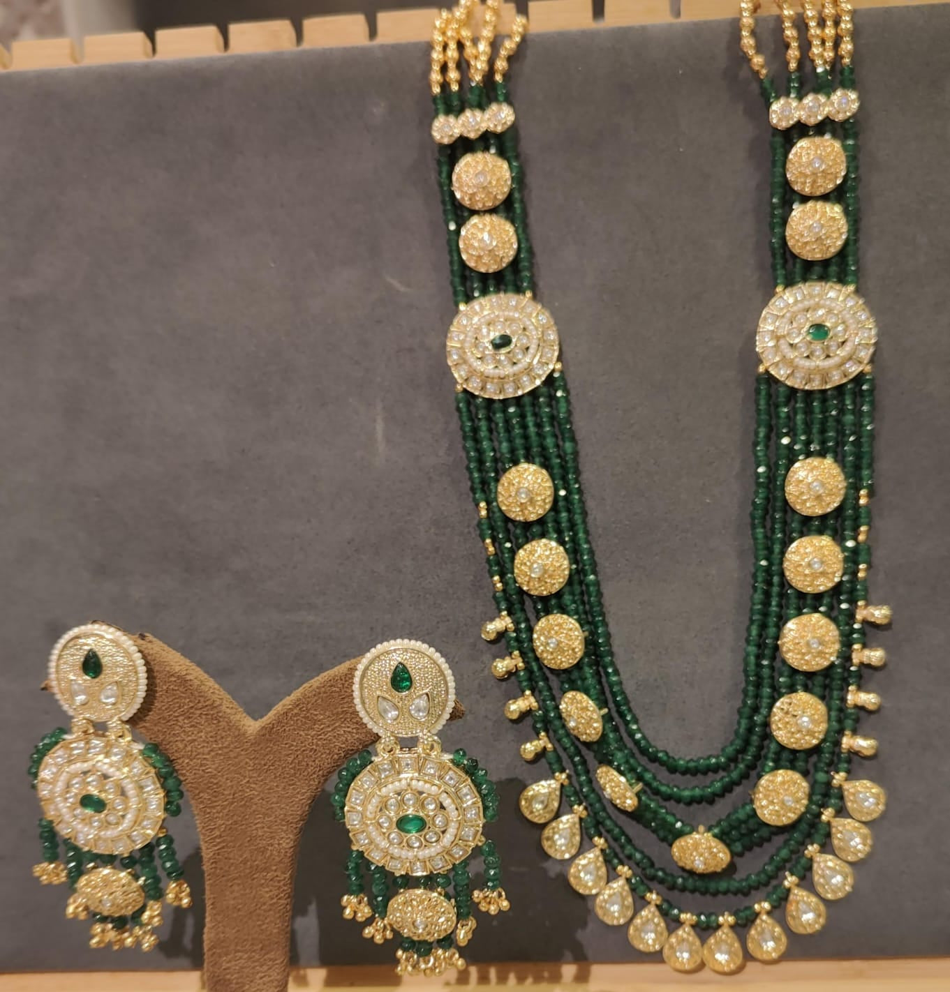 Gold Plated Polki Set