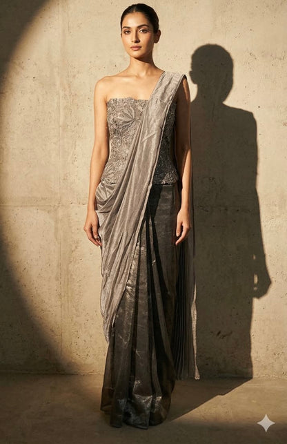 Corset Blouse Saree