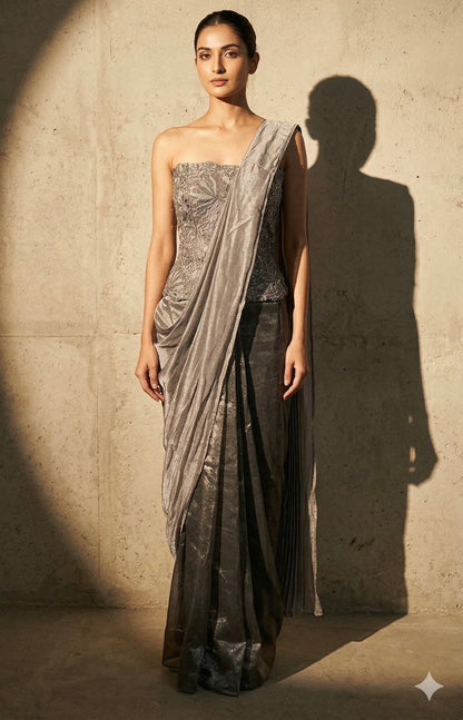 Corset Blouse Saree