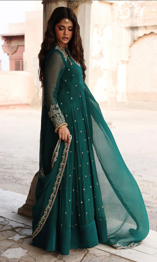 Bottle Green Anaarkali