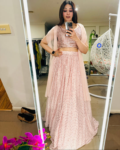 Pink Lehenga Set