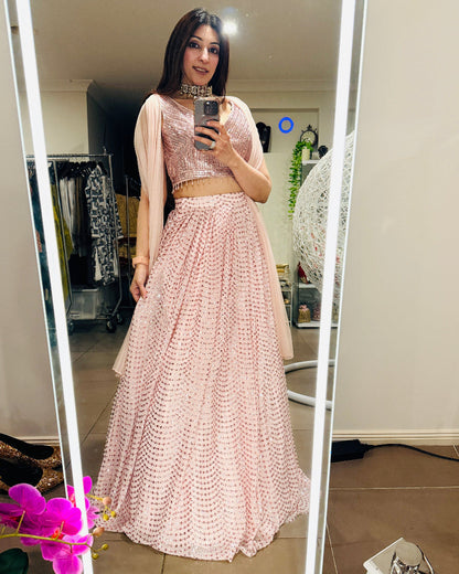 Pink Lehenga Set