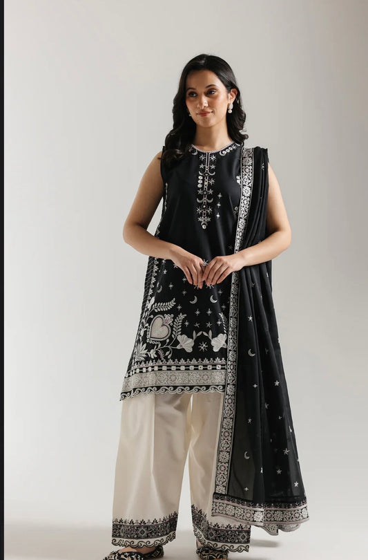 Black Moon Shalwaar Set