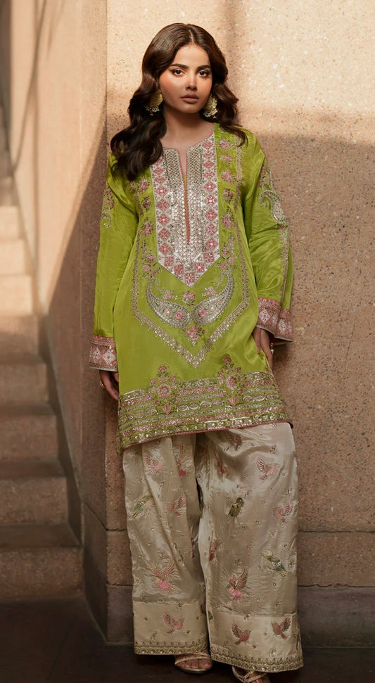 Neon Green Faarshi Shalwaar Set