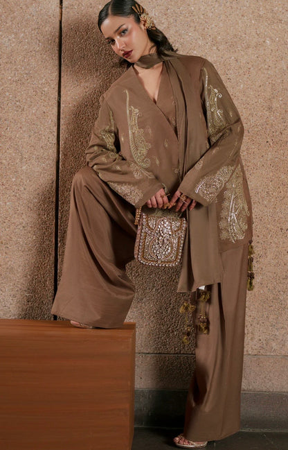 Brown Faarshi Shalwaar Set