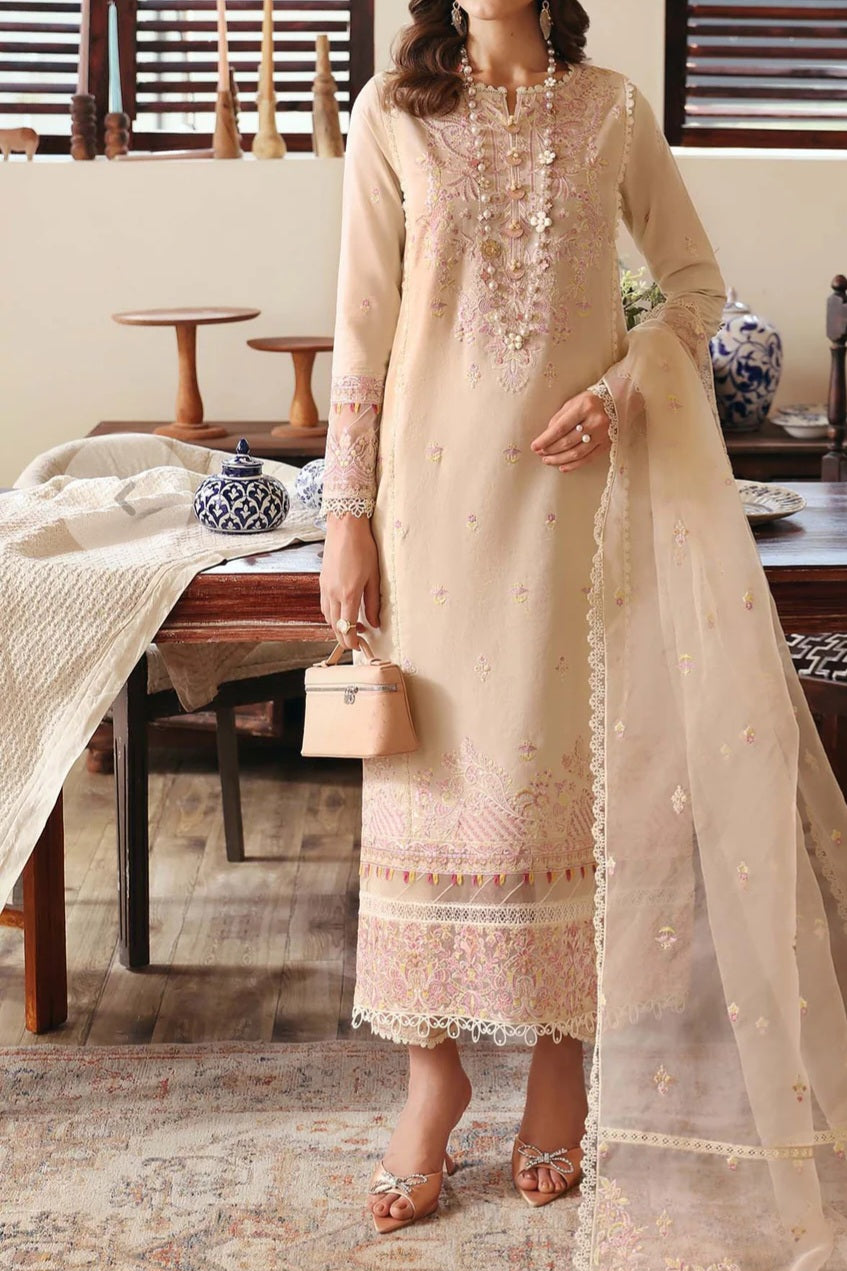 Ivory Cotton Suit Set