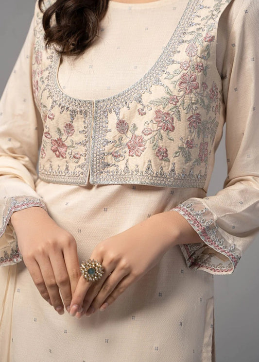Ivory Gharara Set