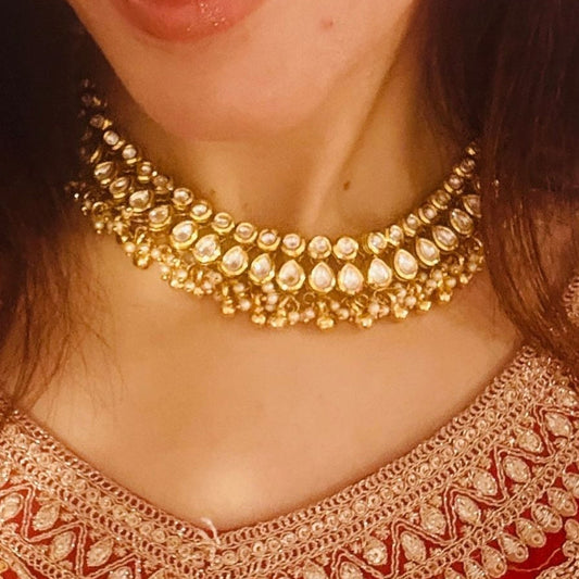 Polki Kundan Choker Set