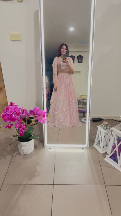 Pink Lehenga Set